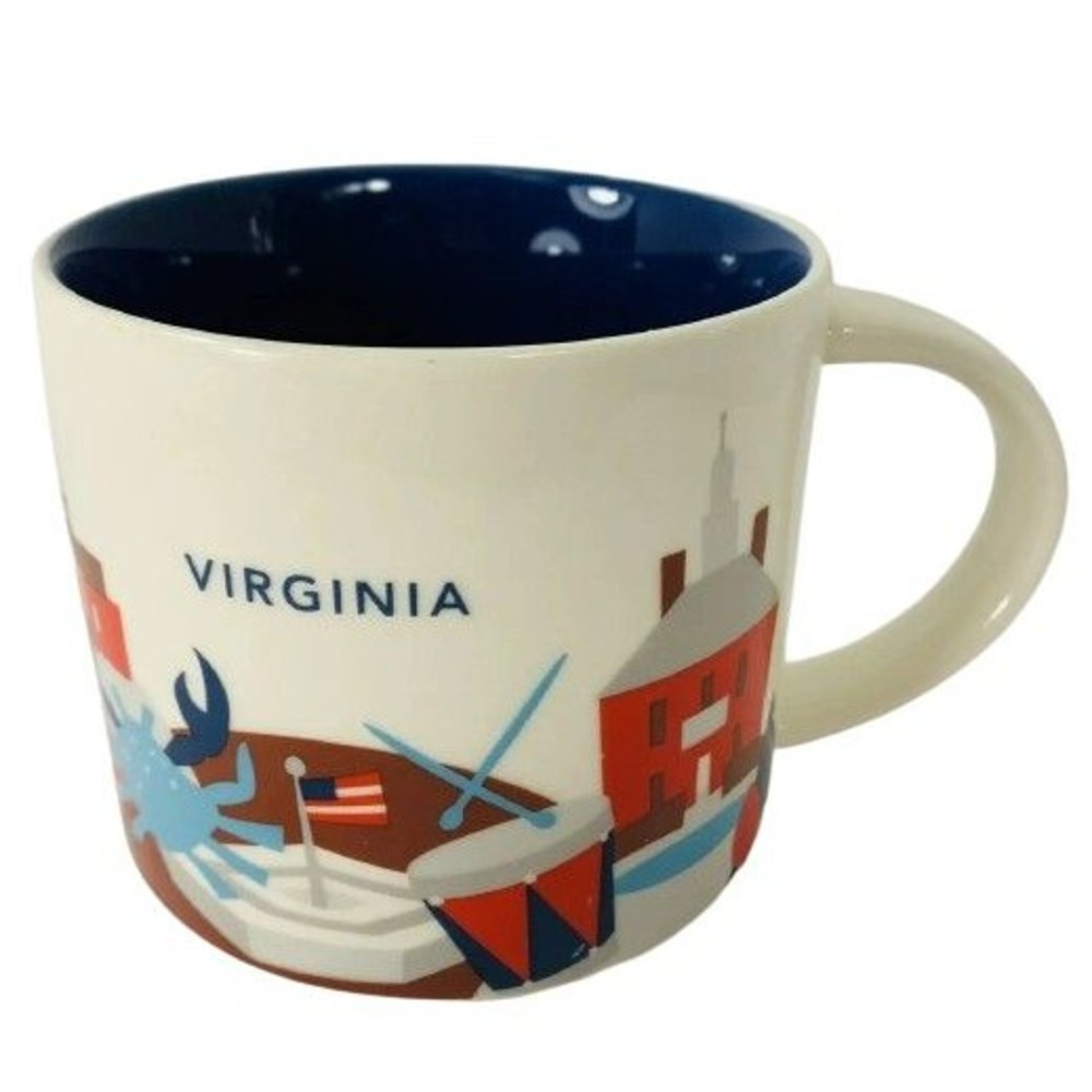Starbucks Coffee Mug Virginia You Are Here Collection YAH